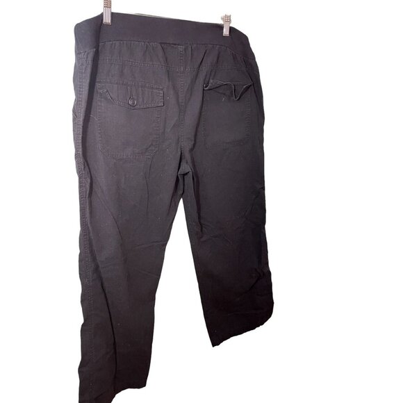 Oh Mamma! Maternity Black Pull On Pants Sz XL - Picture 4 of 12